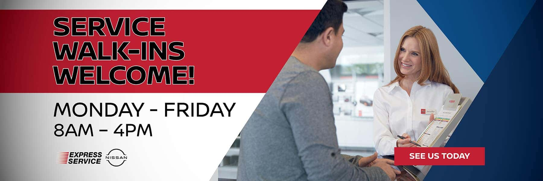 Service Walk-ins Welcome at Speedcraft Nissan in West Warwick RI